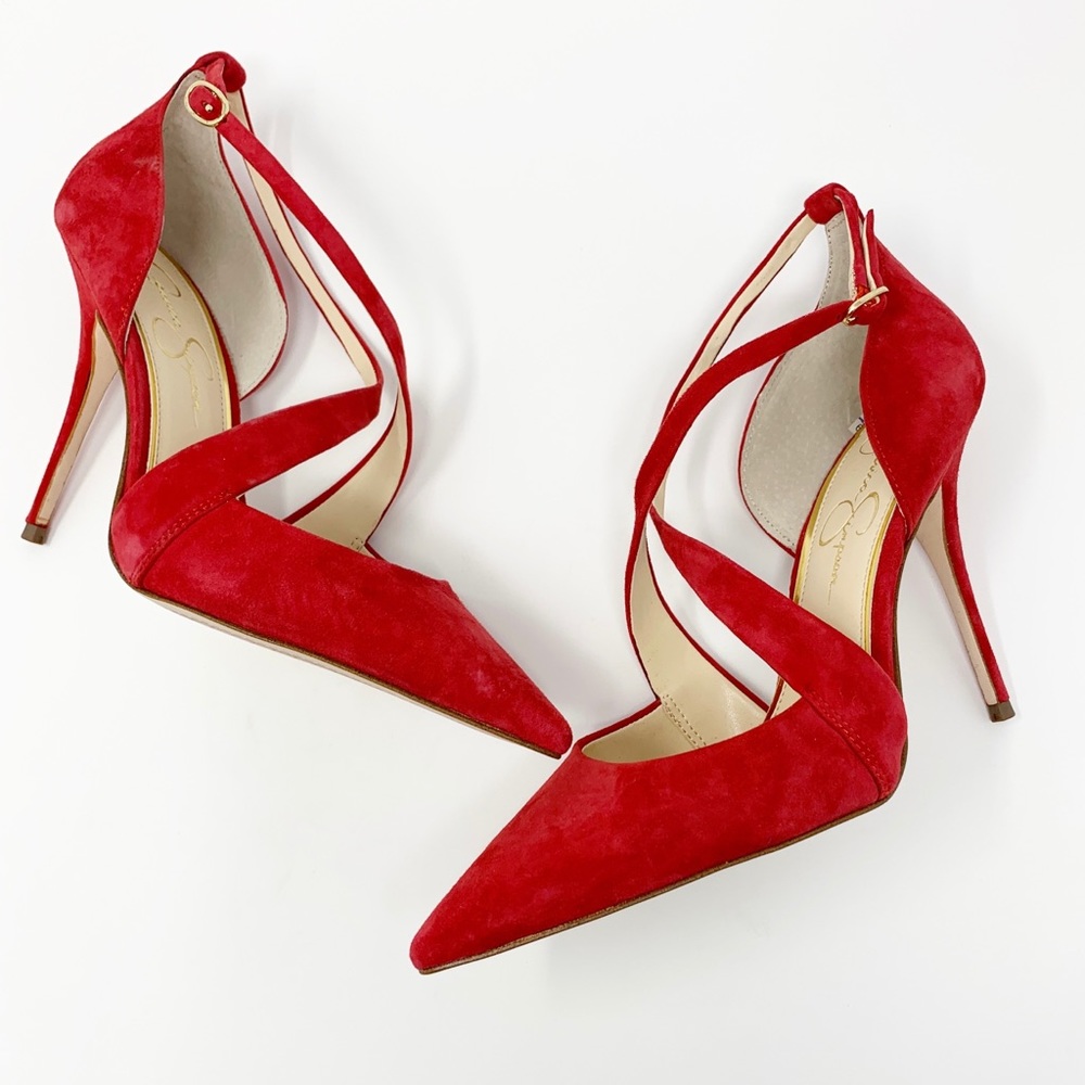 Red Jessica Simpson Heel